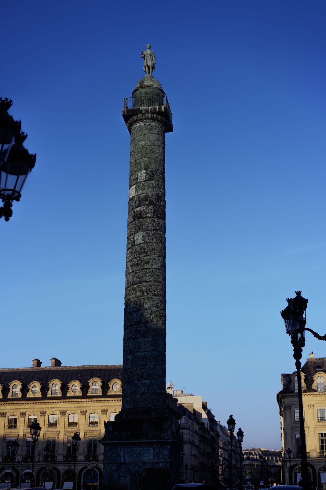The Vendôme Column at blue hour